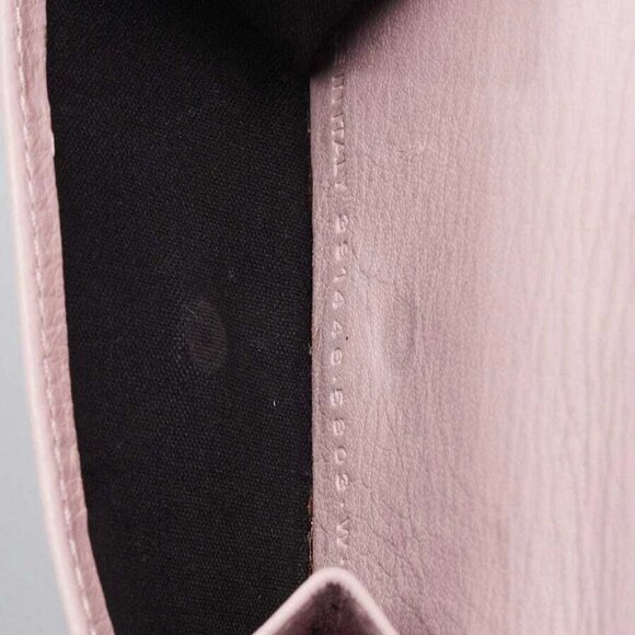 Balenciaga Light Pink Leather Papier Mini Wallet - Picture 9 of 11